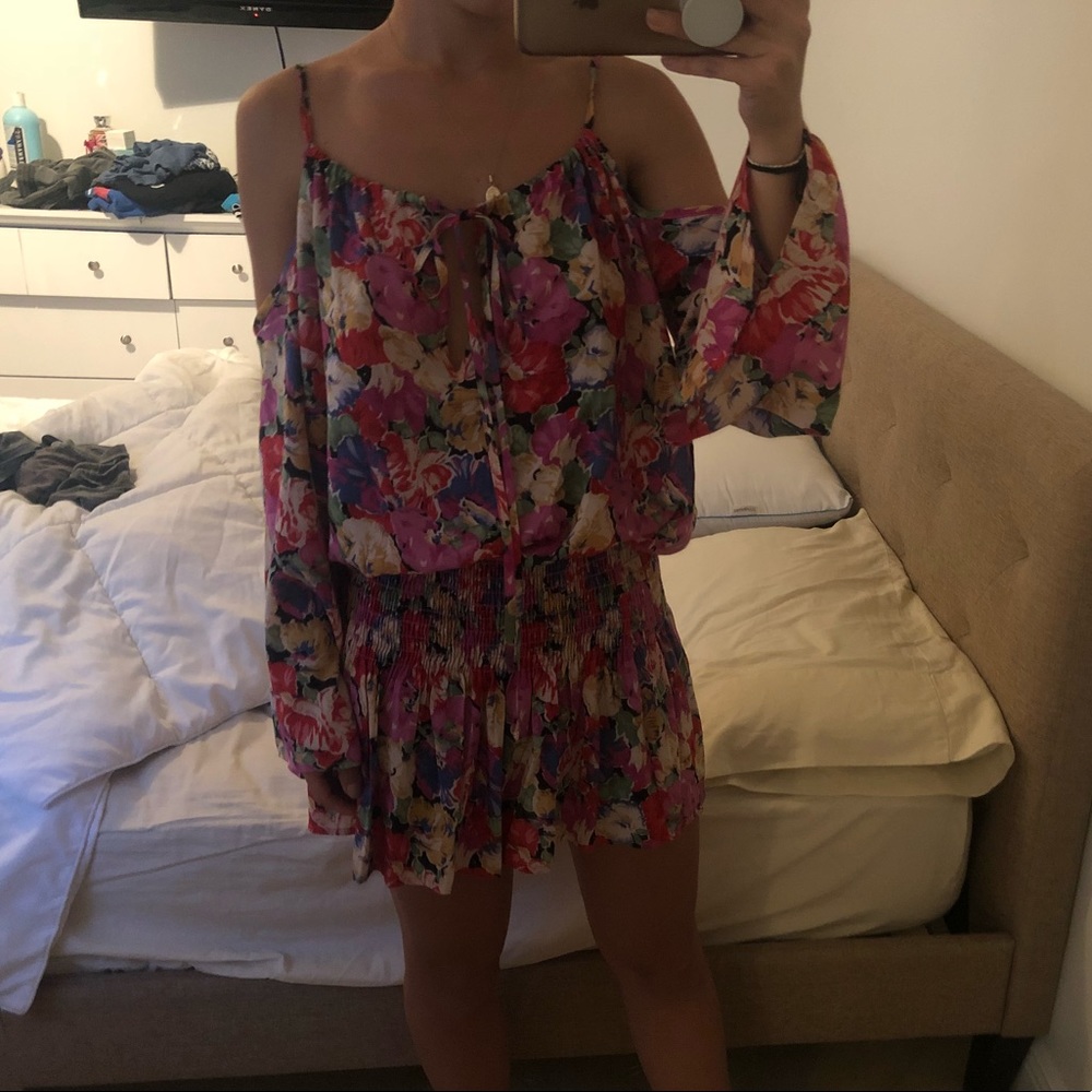 BLUE LIFE FLORAL DRESS